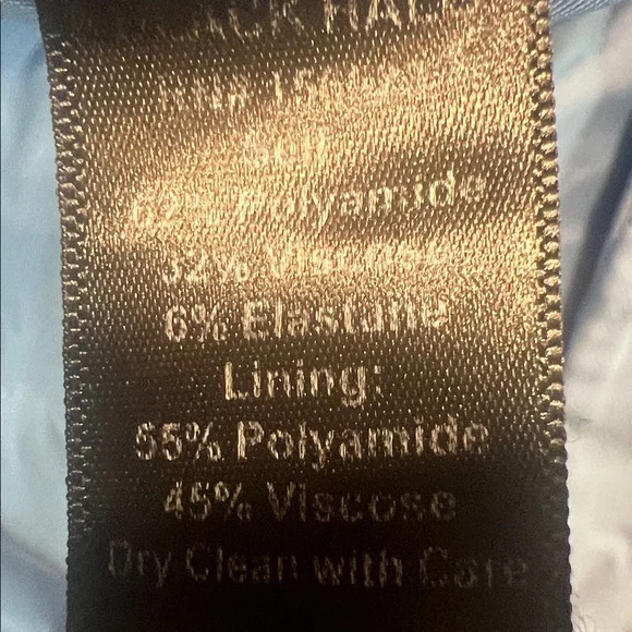 Black Halo Light Blue Blue Hugo Blazer with White Buttons - Picture 5 of 8